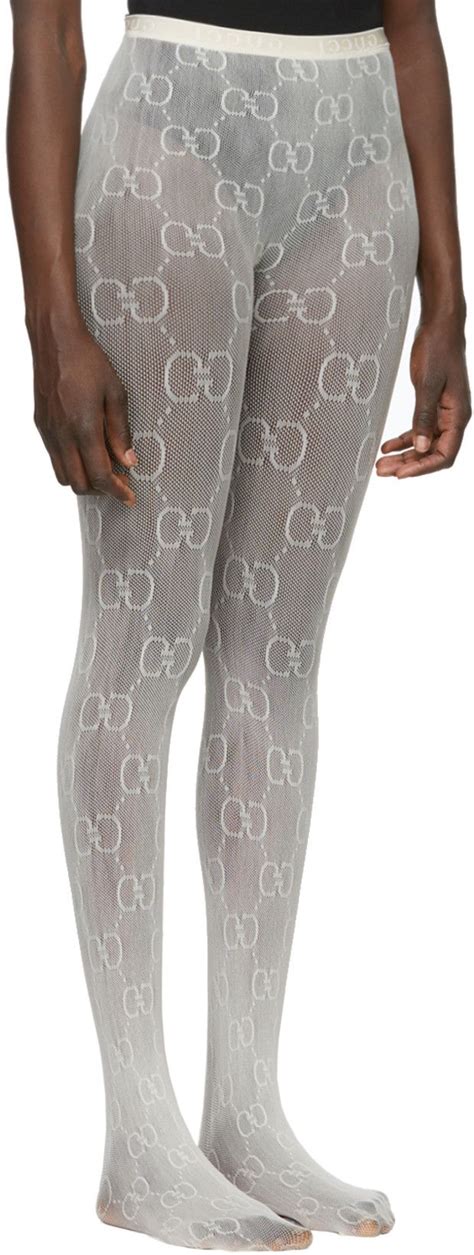 gucci off-white gg tights|authentic Gucci stockings.